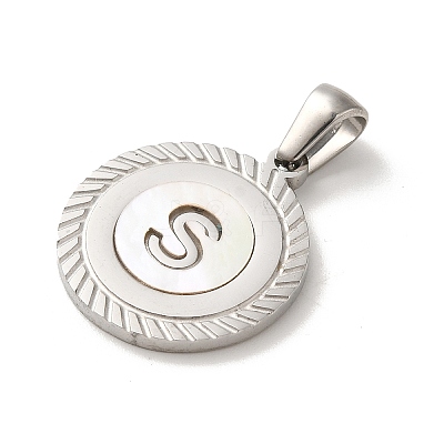 304 Stainless Steel Pendants STAS-I204-S-P-1