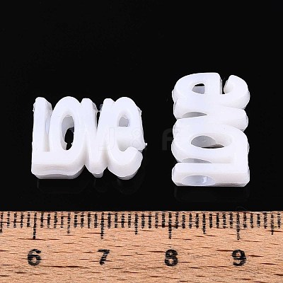 Opaque Acrylic European Beads SACR-Q190-22K-1