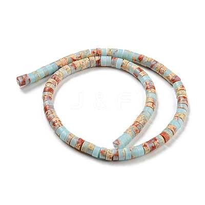 Synthetic Imperial Jasper Dyed Beads Strands G-D077-D01-01E-1