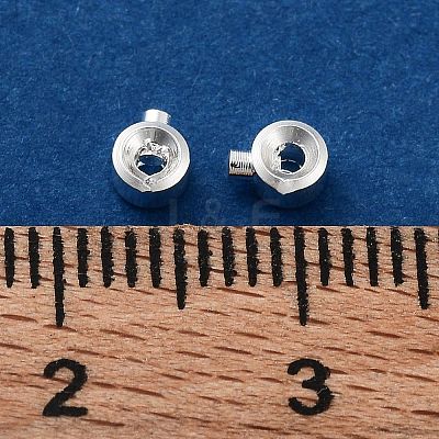 Brass Crimp Beads X-KK-G479-06S-1