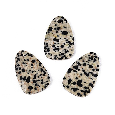 Natural Dalmatian Jasper Pendants G-Q601-38C-1
