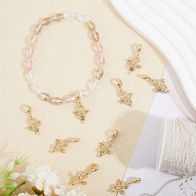 36Pcs Alloy European Dangle Charms MPDL-CA0001-06G-1