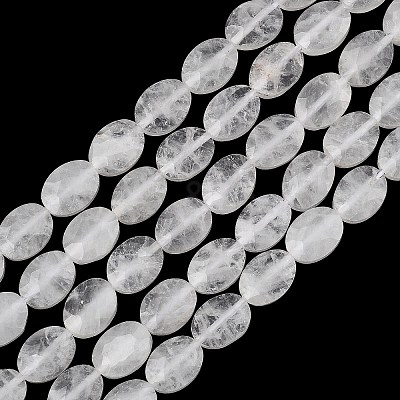 Natural Quartz Crystal Beads Strands G-H349-A01-23-1