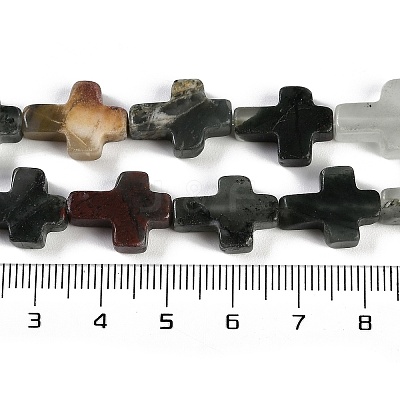 Natural African Bloodstone Beads Strands G-I369-A21-02-1