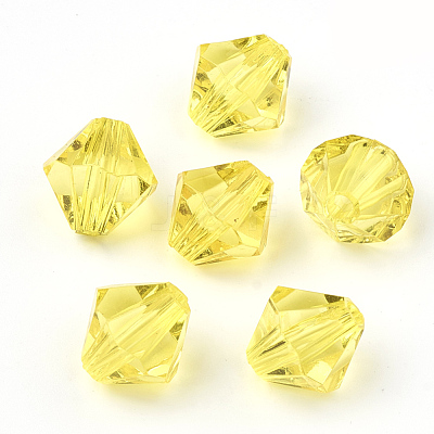 Transparent Acrylic Beads TACR-S146-4mm-09-1