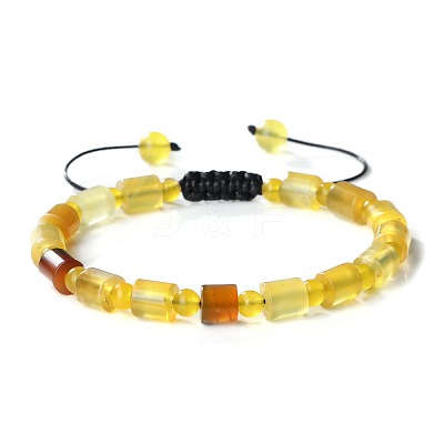 Bohemian Style Natural Banded Agate/Striped Adjustable Braided Bracelets for Women JX4238-4-1