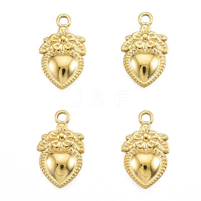Ion Plating(IP) 201 Stainless Steel Pendants STAS-N098-232LG-1