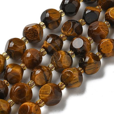 Natural Tiger Eye Beads Strands G-K387-A04-02-1