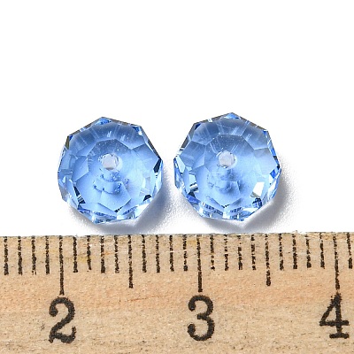 Transparent K9 Glass Beads GLAA-E048-01-17-1