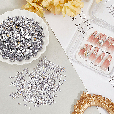 950Pcs Resin Rhinestone Cabochons CRES-WH20004-03D-1