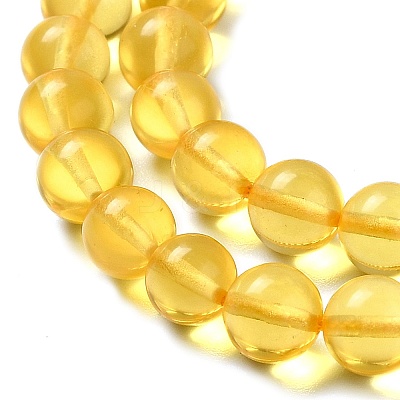 Natural Amber Beads Strands G-Q1006-01A-1
