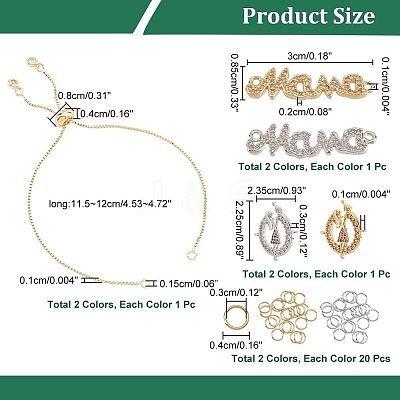 DIY Mother's Day Bracelet Making Kit DIY-NB0007-69-1