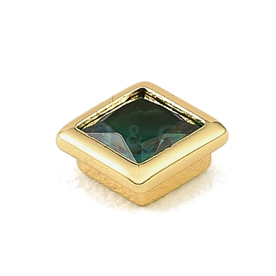 Brass Pave Cubic Zirconia Cabochons CU-CBA30E8-05G-04-1