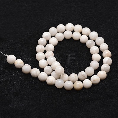 Natural White Crazy Lace Agate Bead Strands X-G-D840-55-10mm-1