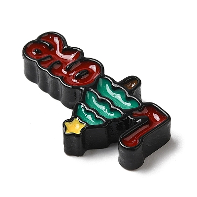 Christmas Opaque Resin Cabochons CRES-D015-01C-1