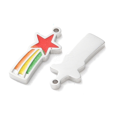 304 Stainless Steel Charms STAS-M102-01H-P-1