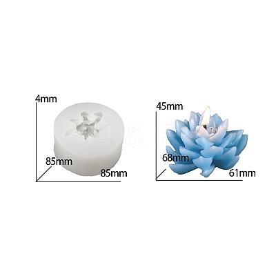 Food Grade Fleshiness DIY Candle Silicone Molds PW-WG72718-02-1
