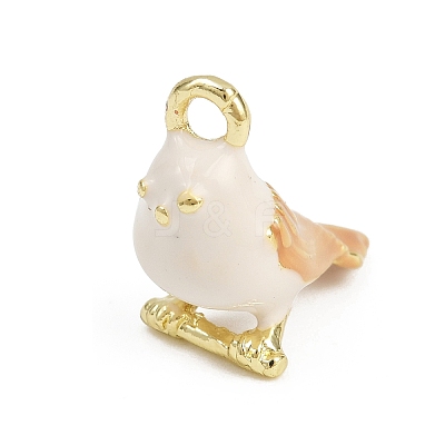 Alloy Enamel Charms FIND-I052-03G-02-1