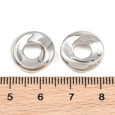 Brass European Beads KK-CBA78C7-23P-1