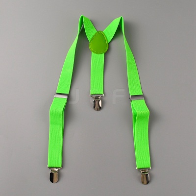 Adjustable Polyester Y-Shaped Heavy Duty Suspenders AJEW-WH0307-23L-1
