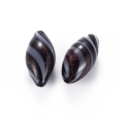 Handmade Blown Glass Globe Beads GLAA-T012-14-1