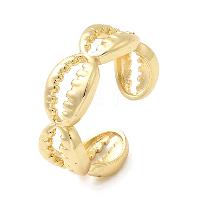 Brass Cuff Rings for Women RJEW-H262-06B-G-1