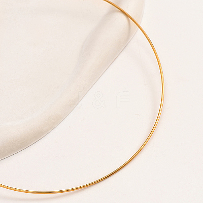 201 Stainless Steel Simple Thin Collar Necklace QV1917-1-1
