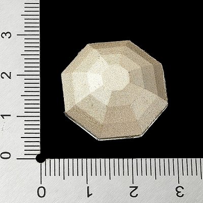 Faceted Glass Rhinestone Cabochons GGLA-C032-05G-1