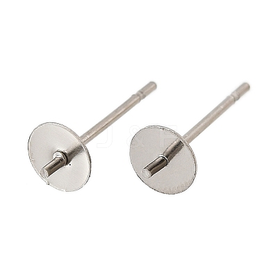 304 Stainless Steel Stud Earring Findings STAS-D370-02P-02-1