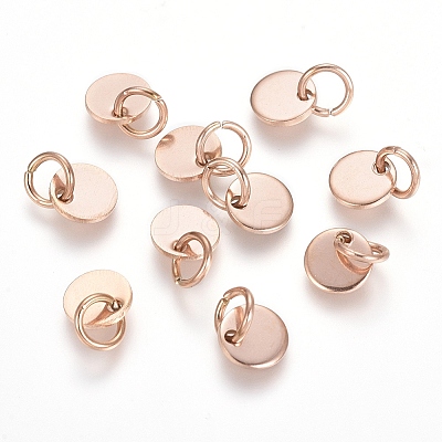 Ion Plating(IP) 304 Stainless Steel Charms STAS-I124-01A-RG-1