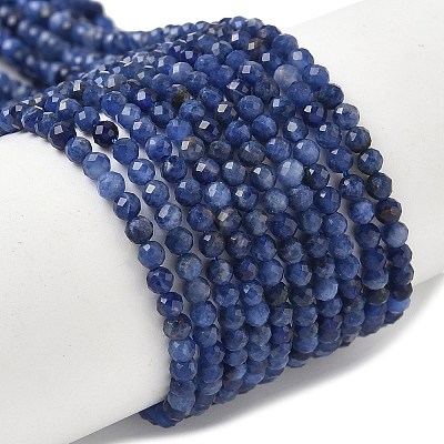 Natural Sodalite Beads Strands G-D306-A01-2mm-B-1