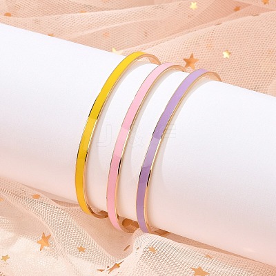 304 Stainless Steel Cuff Bangles for Women BJEW-Z087-09G-1