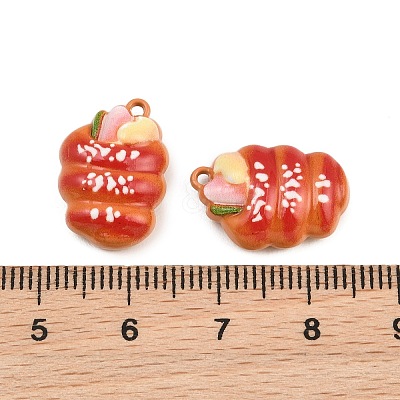 Baking Paint Zinc Alloy Pendants AL-CBA032C-03A-1