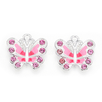 Alloy Enamel Pendants LS-FIND-WH0417-27F-1