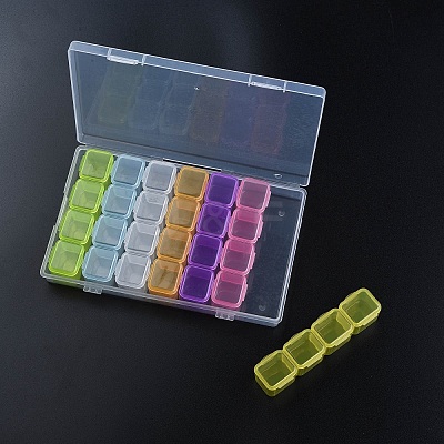 Rectangle Polypropylene(PP) Bead Storage Containers CON-N012-09B-1