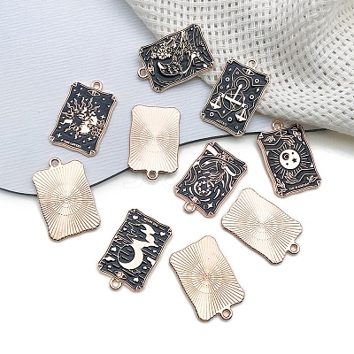 Alloy Enamel Pendants PW-WG59ACF-01-1