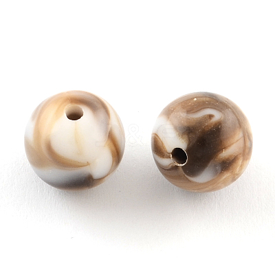 Opaque Acrylic Beads SACR-R853-8mm-207-1