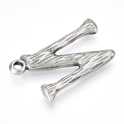 304 Stainless Steel Pendants STAS-N117-01P-N-1