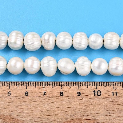 Natural Cultured Freshwater Pearl Beads Strands PEAR-L001-A-08-01-1