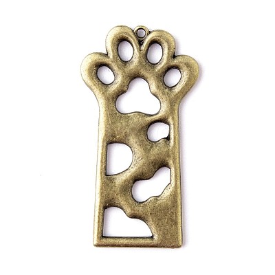 Open Back Bezel Pendants PALLOY-TAC0010-08AB-1