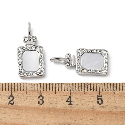304 Stainless Steel Pendants STAS-Z122-15P-1