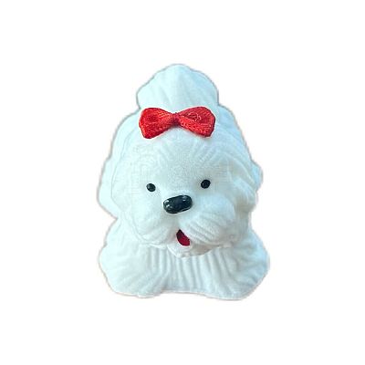 Cartoon Dog Velvet Storage Box for Women PW-WG82738-03-1