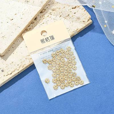 SHEGRACE Brass Spacer Beads XGRQ1H712-334G-1