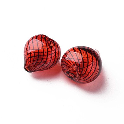 Transparent Handmade Blown Glass Globe Beads X-GLAA-T012-42-1