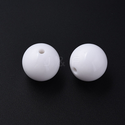 Opaque Acrylic Beads MACR-S370-C20mm-01-1