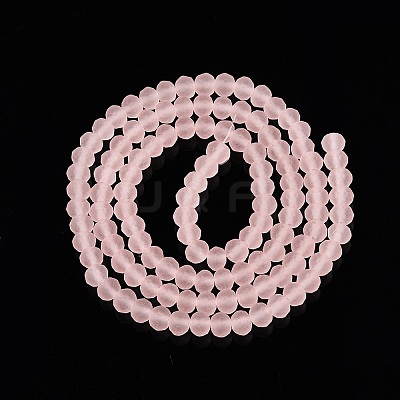 Transparent Glass Beads Strands EGLA-A044-T4mm-MD22-1