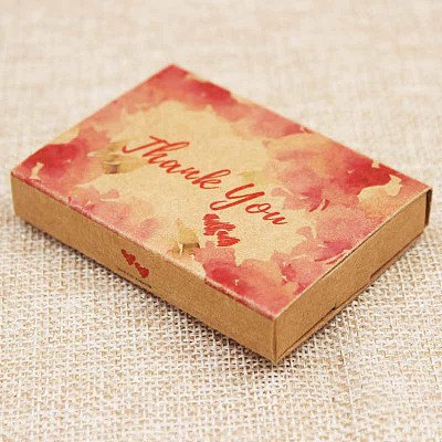 Kraft Paper Boxes and Earring Jewelry Display Cards CON-L015-B03-1