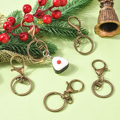 Iron Lobster Clasp Keychain KEYC-E016-01AB-1