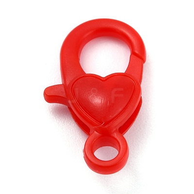 Plastic Lobster Claw Clasps PALLOY-F017-01C-1