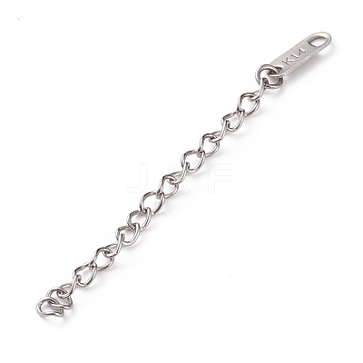 Tarnish Resistant 304 Stainless Steel Chain Extender FIND-JF00086-02-1
